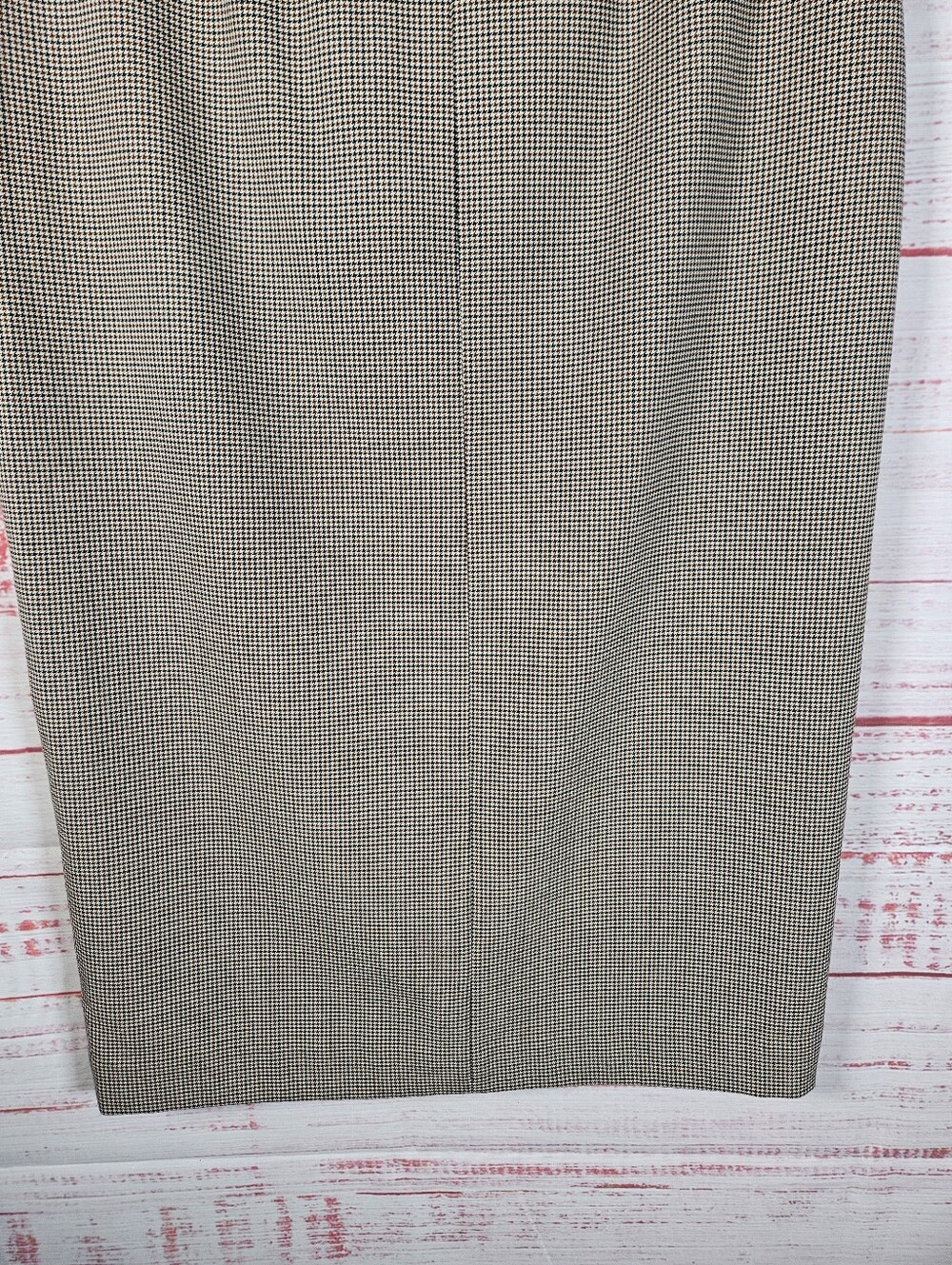 Aritzia Brown Houndstooth Pencil Skirt - Picture 9 of 15